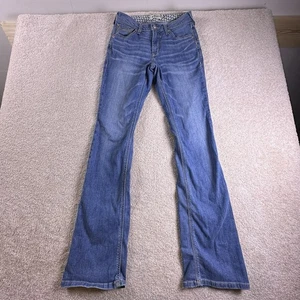 Ariat Real Jeans donna 28L *28x33* bootcut vita media western elasticizzato ricamato - Foto 1 di 13