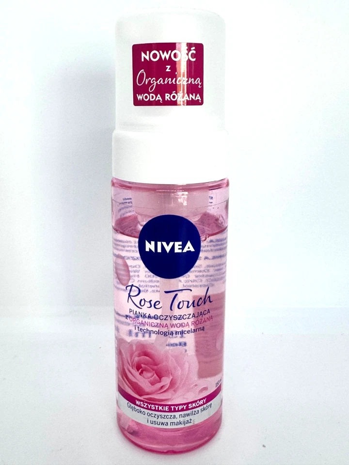 NIVEA face Cleansing Foam with Organic Rose Water 150ml FREE SHIPPING - Image 1 of 1