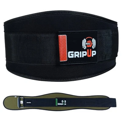 GripUp Powerlifting AutoLock 6.5” Padded Support Bodybuilding Weightlifting Belt - Image 1 of 4