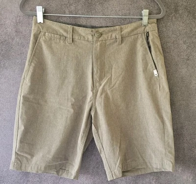 Quicksilver Amphibian Shorts Men 30 Tan 4 Way Stretch Recycled Outdoor Golf Dry  - Image 1 of 4
