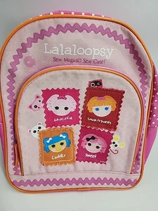 Lalaloopsy Sew Magical Sew Cute Canvas Backpack Adjustable Straps Pink - Picture 1 of 4