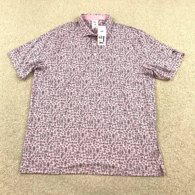 Polo Puma Arnold Palmer Para Hombre XL Bosquejo Rosa Foto 1 de 4