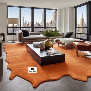 Hand Tufted Rug Irregular Shape Area Tuft Rug, Custom Handmade Rug For Any Room - Picture 1 of 3