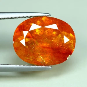 9,24 Cts_brillo brillante_100 % natural sin calefacción atardecer naranja esfalerita - Imagen 1 de 3