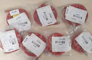 7x Lot Of 2m RJ45 Cat 5 Cables - Afbeelding 1 van 2