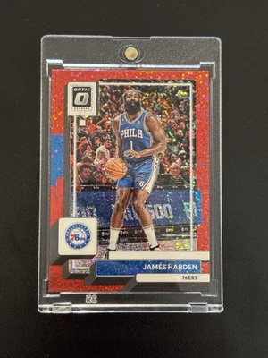 2022-23 Panini Donruss Optic - James Harden #22 Red Sparkle Prizm - Image 1 of 2