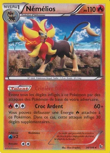 Némélios Reverse - XY2:Funken - 20/106 - Französische Pokemon Karte - Bild 1 von 1