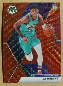 2019-20 Panini Mosaic #219 Ja Morant RC Red Wave Prizm - Picture 1 of 2