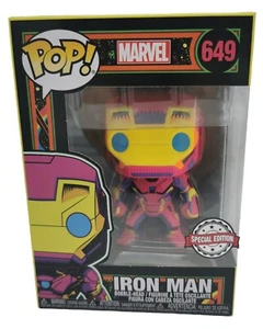 Funko Pop! Iron Man Blacklight 649 Marvel Special Edition figura NUEVO - Imagen 1 de 5