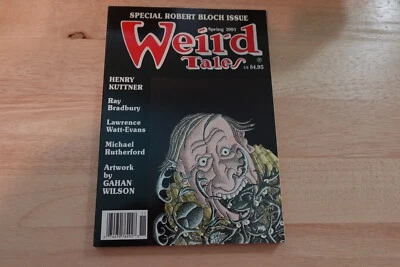 WEIRD TALES MAGAZINE SPRING 1991 #300  SPECIAL ROBERT BLOCH ISSUE Foto 1 de 3