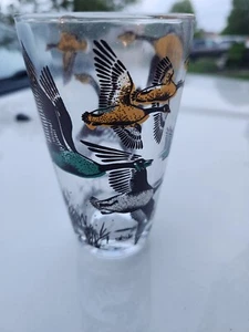 Hazel Atlas Hunting Birds Geese Glass Tumbler - Picture 1 of 1