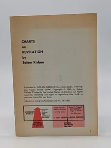 Charts On Revelation by Salem Kirban 1969 Premillennial Dispensationalism - Picture 1 of 4
