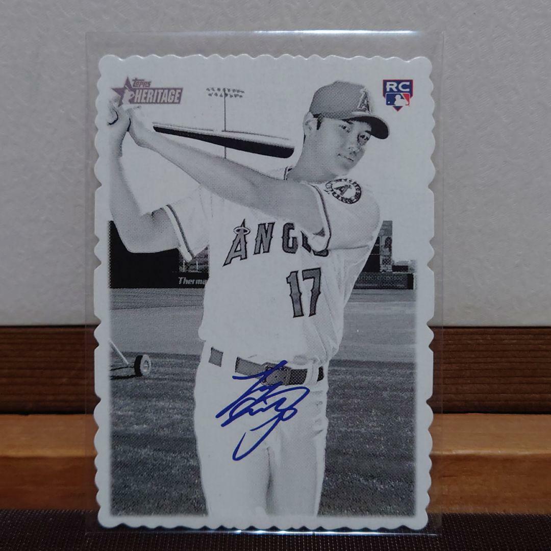 Shohei Ohtani Printed autograph Angels Heritage Topps High Number Rookie  Card | eBay