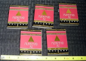 1970S RARE VINTAGE MUHAMMAD ALI PROMOTIONAL COLOGNE SAMPLE LOT (5) NEW OLD STOCK - Picture 1 of 3