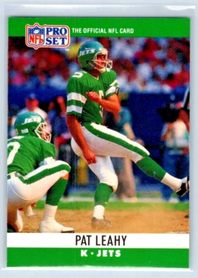 1990 Pro Set Series 1 Football - Pat Leahy - New York Jets - Base - #237 - Image 1 of 2