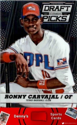 2013  Panini Prizm Perennial Draft Picks #53 Ronny Carvajal Texas Rangers - Image 1 of 2