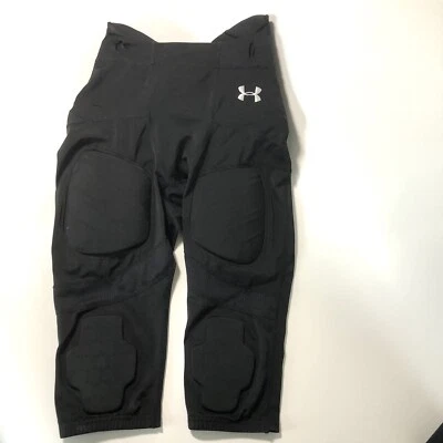 Pantalones de fútbol Under Armour Youth XL almohadillas integrados HeatGear CINTURÓN FALTANTE Foto 1 de 4