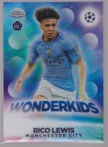 2022-23 Topps Chrome CC Rico Lewis Wonderkids Rookie Card RC W-5 - Picture 1 of 3