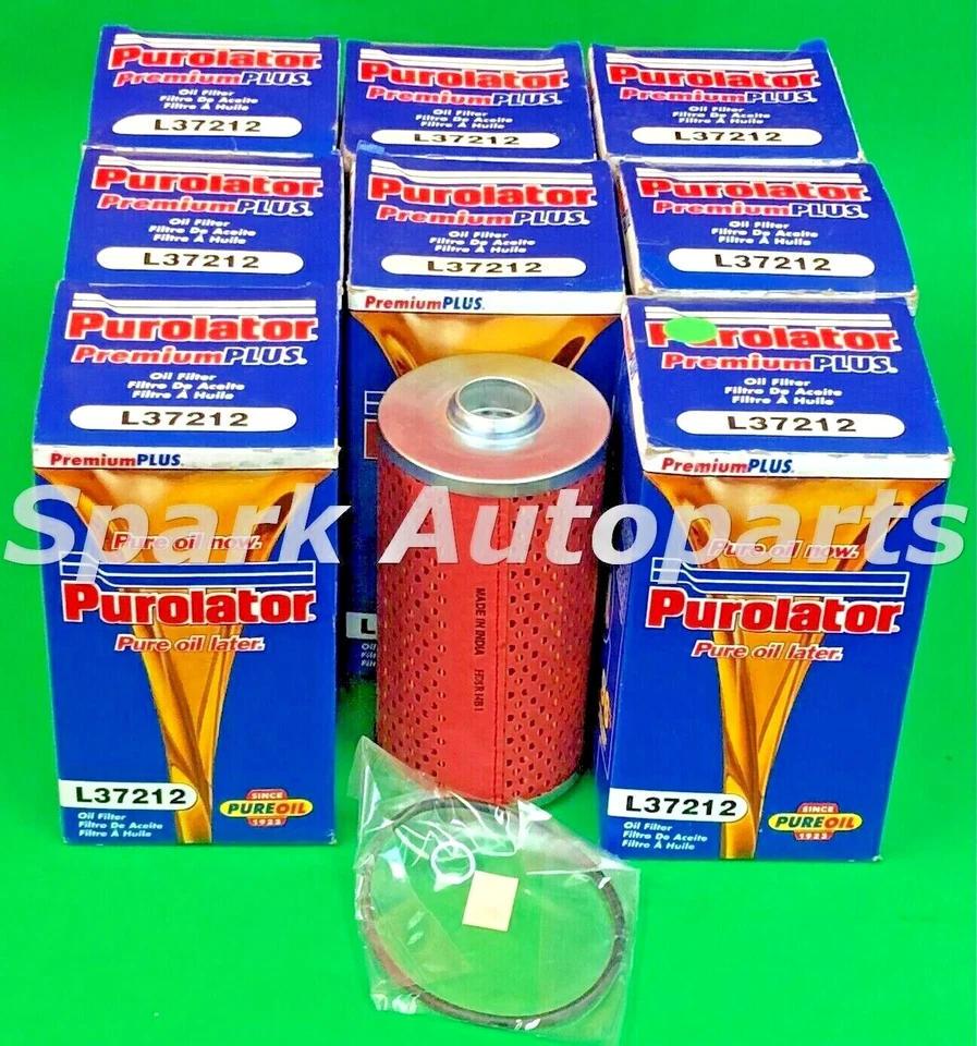 New Lot of 8 Engine Oil Filter PUROLATOR L37212 For BMW 530I, 540I, 740I, 850CSi Foto 1 de 4