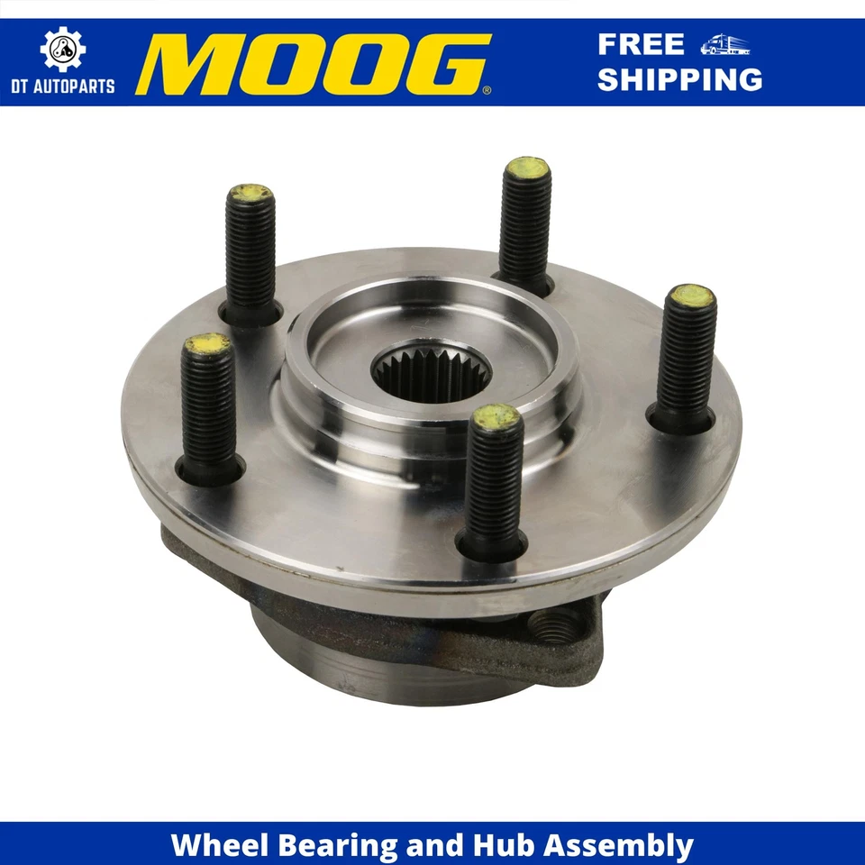 Conjunto de cojinete de rueda y buje delantero MOOG 1999-2008 para Mitsubishi Galant Foto 1 de 4