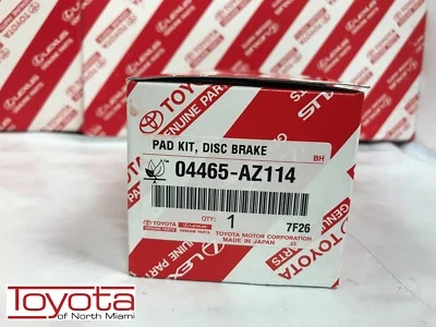 2008-2015 SCION XB Front Brake Pads Genuine Toyota Ceramic 04465-AZ114 - Image 1 of 4