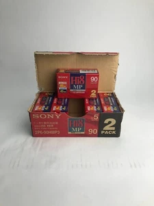 NOS Sony Hi8 90 Minuten 10er Pack 8mm Video Cassette Tape Sealed 2P6-90HMP3 - Bild 1 von 14