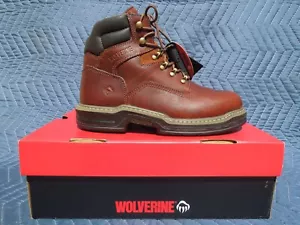 7.5 M Men's Wolverine Raider 6" Leather Boots - Picture 1 of 6
