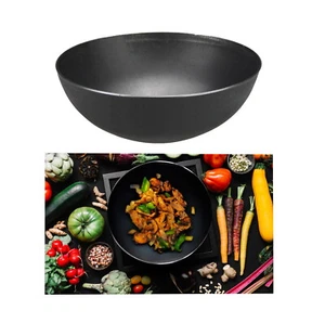 Iron Karahi Kadai Kadhai Iron Wok Balti Dish Curry Frying Pan Heavy Duty Tasala - Picture 1 of 10