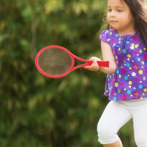 Children Tennis Set 2 Rackets and 2 Balls for Outdoor Sports Random Color - Imagen 1 de 12