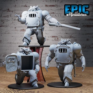 Figura de Wargaming Jail Construct - Fantasy Wild West - 28 mm D&D Miniatures Golem - Imagen 1 de 5