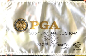 R. A. DICKEY NEW YORK METS 2012 CY YOUNG WINNER HANDSIGNIERT PGA GOLF FLAGGE C26 - Bild 1 von 2