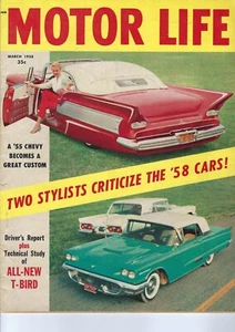 1958 Ford Thunderbird, Windsor, Continental Mk III tested in vintage Motor Life - Imagen 1 de 2
