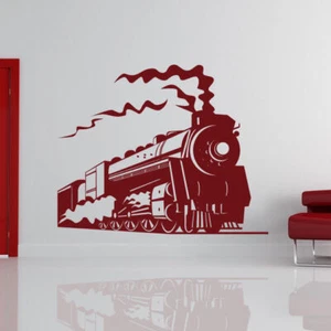 Calcomanía pegatina de arte de pared para máquina de vapor para niños dormitorio infantil (AS10089) - Imagen 1 de 2