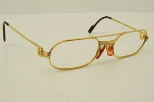 Authentic Cartier Must Louis Oval Frames 55 20 140 Ochialli No Lens Sunglasses - Picture 1 of 15
