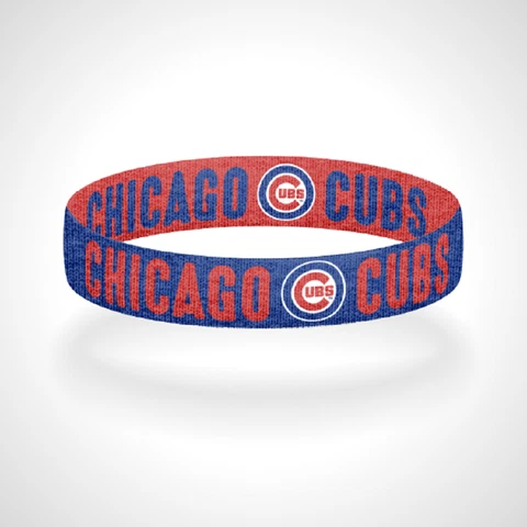 Reversible Chicago Cubs Bracelet Wristband Go Cubs Go Bracelet Everybody In Cover