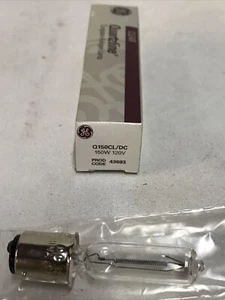 GE 43693 Q150CL/DC 150W 120V C10S Base ETC Light Bulb - Picture 1 of 4