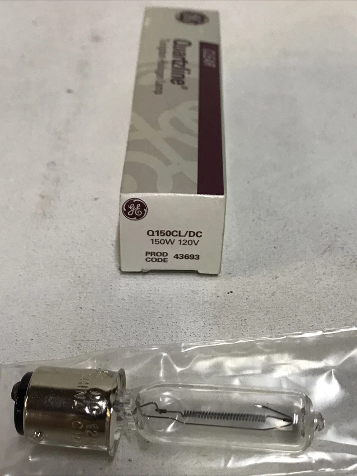 GE 43693 Q150CL/DC 150W 120V C10S Base ETC Light Bulb - Image 1 of 4