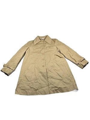 Abrigo ligero vintage Montgomery Ward para mujer SOLO talla 11/12 bolsillos tostados - POCOS PUNTOS Foto 1 de 4