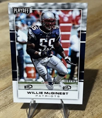 Willie McGinest /49 PLAYOFF 2nd DOWN SP 2017 New England Patriots  - Image 1 of 4