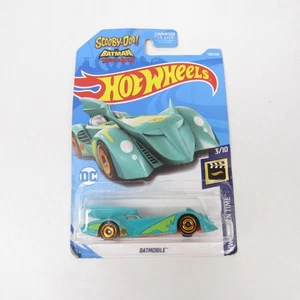 Hot Wheels Batman Scooby Doo Green Batmobile HW Screen Time - New w/ Card Wear - Picture 1 of 4