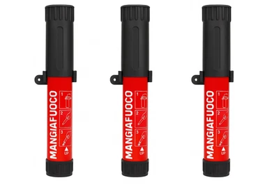 3x MANGIAFUOCO Estintore Portatile Auto Camper Casa Barca – Inibitore di Fiamma - Immagine 1 di 3