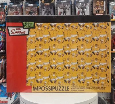 The Simpsons Homer Impossipuzzle Jigsaw Puzzle 550 Piece New Sealed 18"×24" - Image 1 of 2