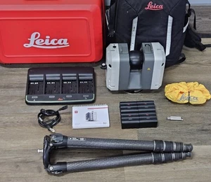 Leica RTC360 3D HDR Laser Scanner w/ GST80 Carbon Fiber Tripod FW7.0 - Picture 1 of 11