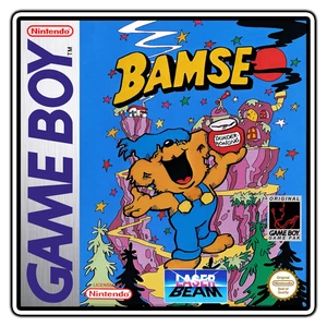 Bamse (Sweden) Game Boy Box Art Sticker Waterproof Vinyl Decal Die-Cut  - Picture 1 of 1