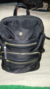 Tavanti Travel Back Pack Carry On Tech Friendly Black Micr Fiber  - Picture 1 of 6