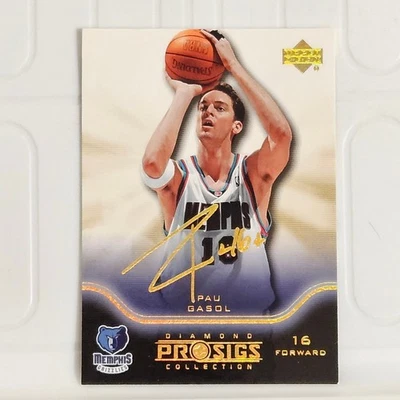 Pau Gasol Memphis Grizzlies 2004-05 Upper Deck ProSigs #16 Foto 1 de 2