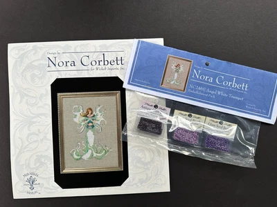 Angel White Trumpet Chart NC246 Nora Corbett & Embellishment Pack Poison Pixies - Image 1 of 4