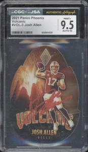 2021 Panini Phoenix Volcanic #VOL-3 Josh Allen Autograph Mint+ CGC 9.5 10 Auto - Bild 1 von 2