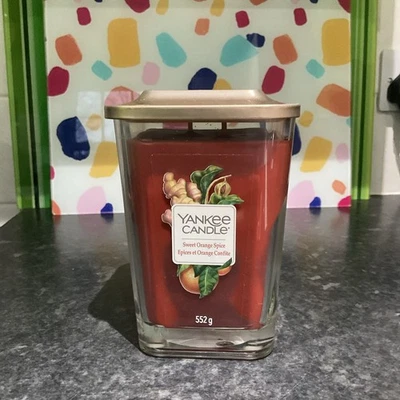 Yankee Candle Sweet Orange Spice Elavation  552g  Jar, New in Mint Condition  - Image 1 of 4