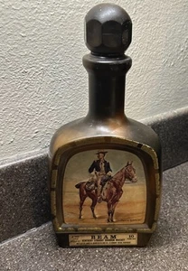 Jim Beam VINTAGE Whiskey Decanter Frederic Remington Lieutenant S.C. 1979 EMPTY - Picture 1 of 4